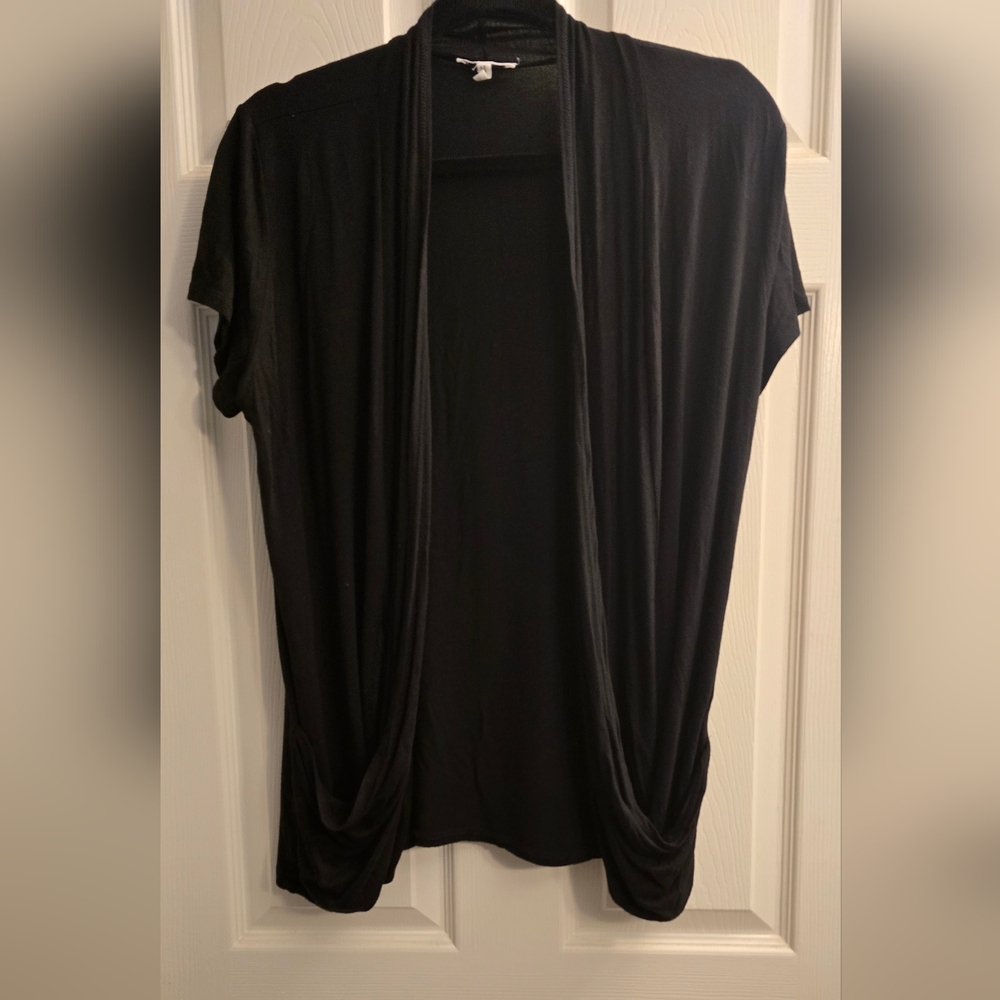 Maurices Black Slouchy Pocket Cardogan. L